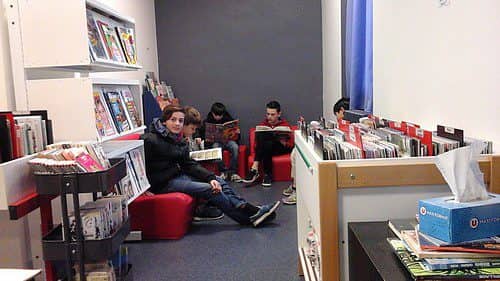 Le coin lecture au CDI