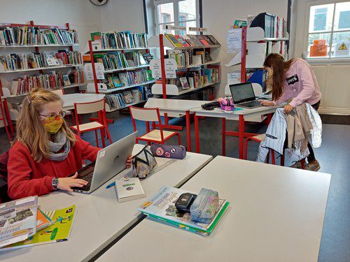 Le coin lecture au CDI